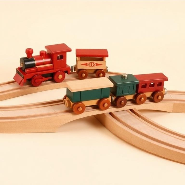 Build-a-Town Wooden Train Set