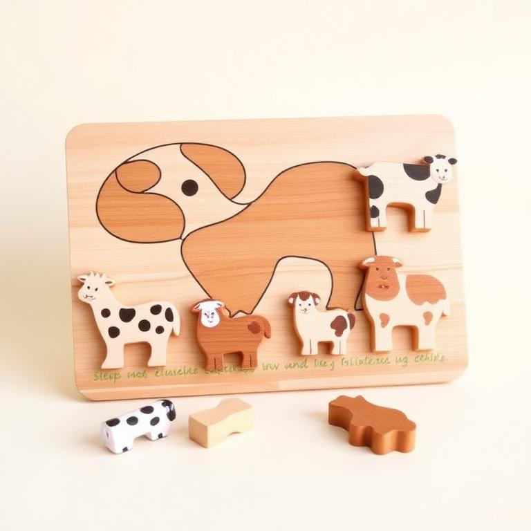 Farm Animal Peg Puzzle