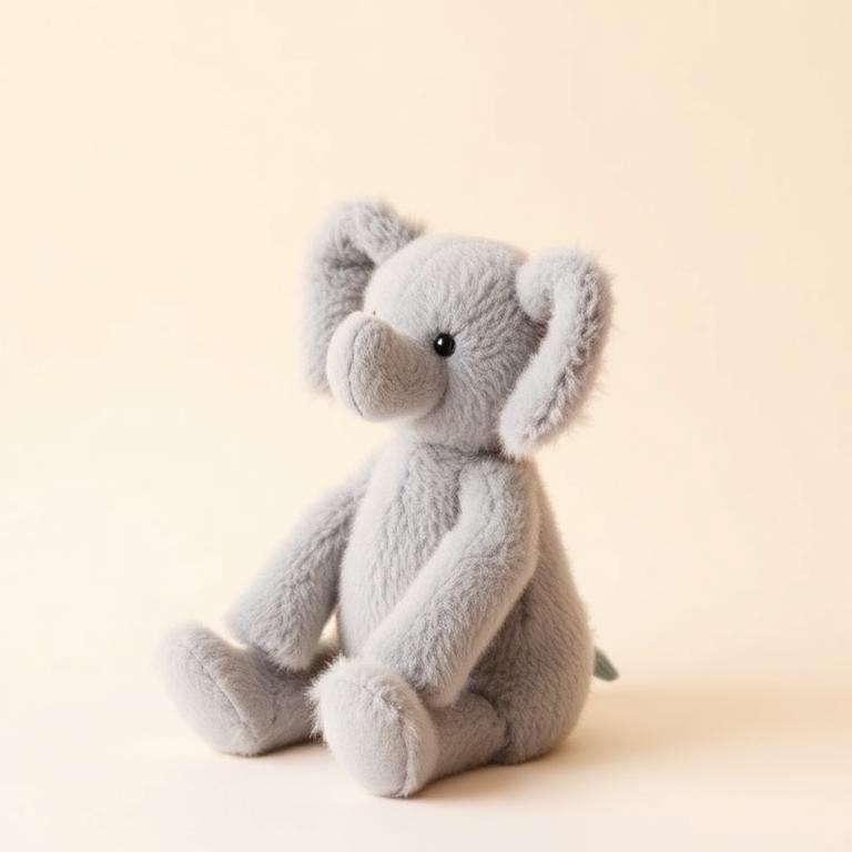Grey Elephant Cuddle Toy