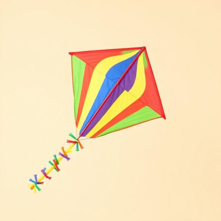 Kite with Handle Reel